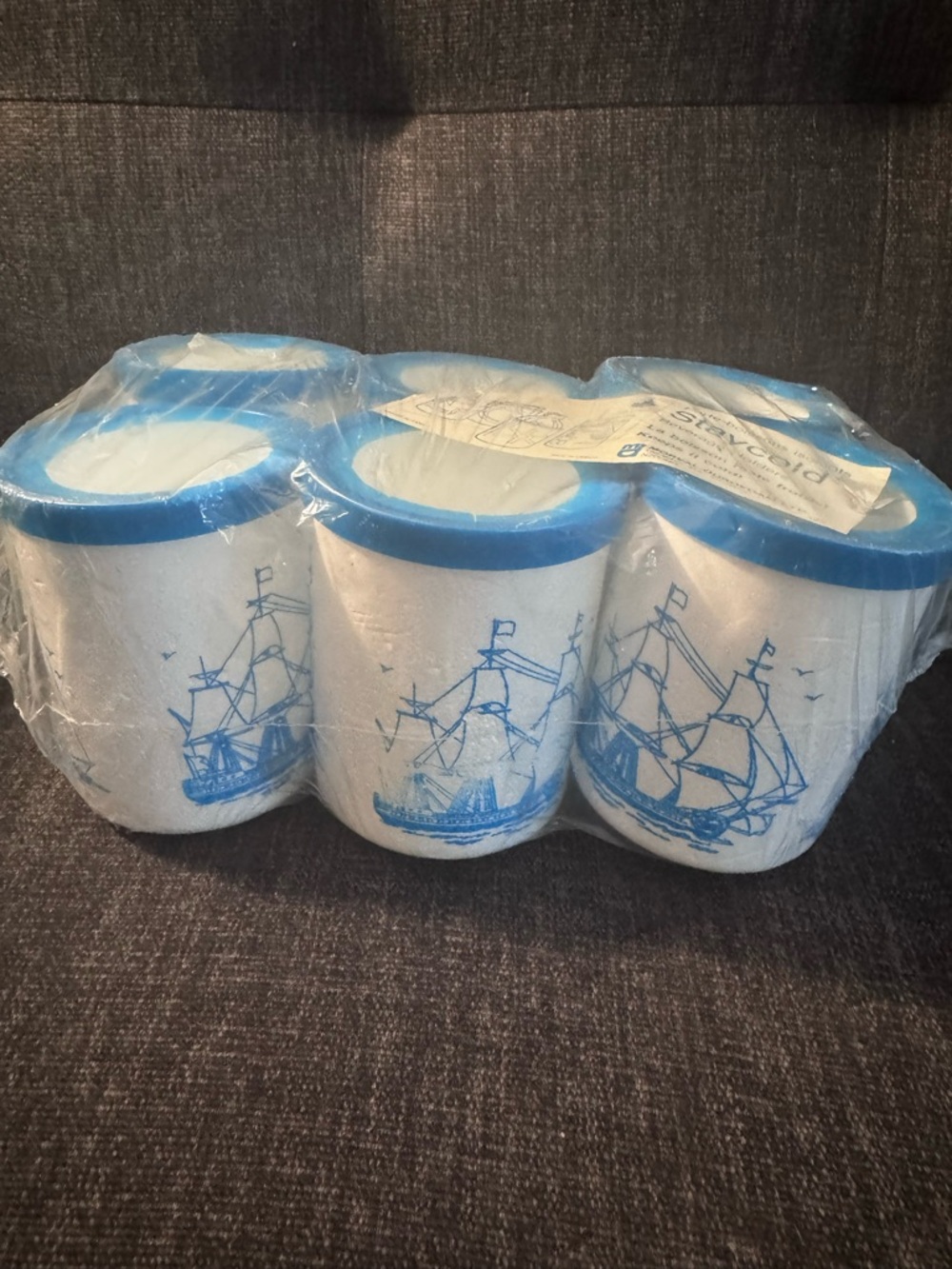 Vintage Staycold styrofoam drink holders